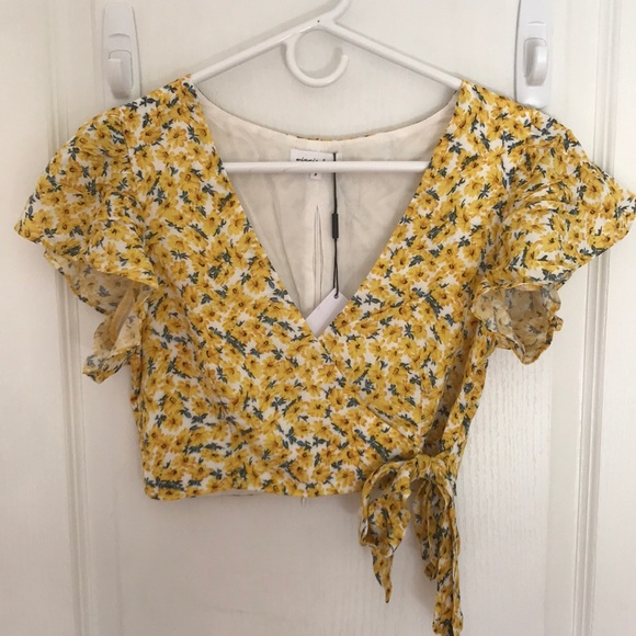 Showpo KARRIE TWO PIECE SET IN YELLOW FLORAL - S - Picture 3 of 6